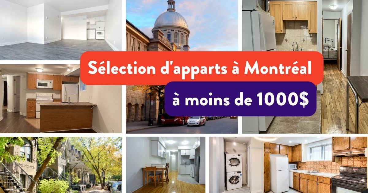 10 appartements à louer à moins de 1000$ à Montréal - Blog - Kangalou
