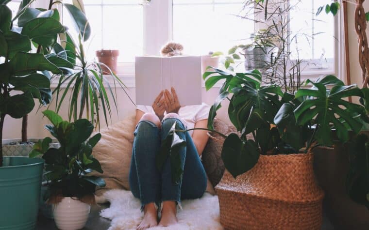 Coin de lecture cosy