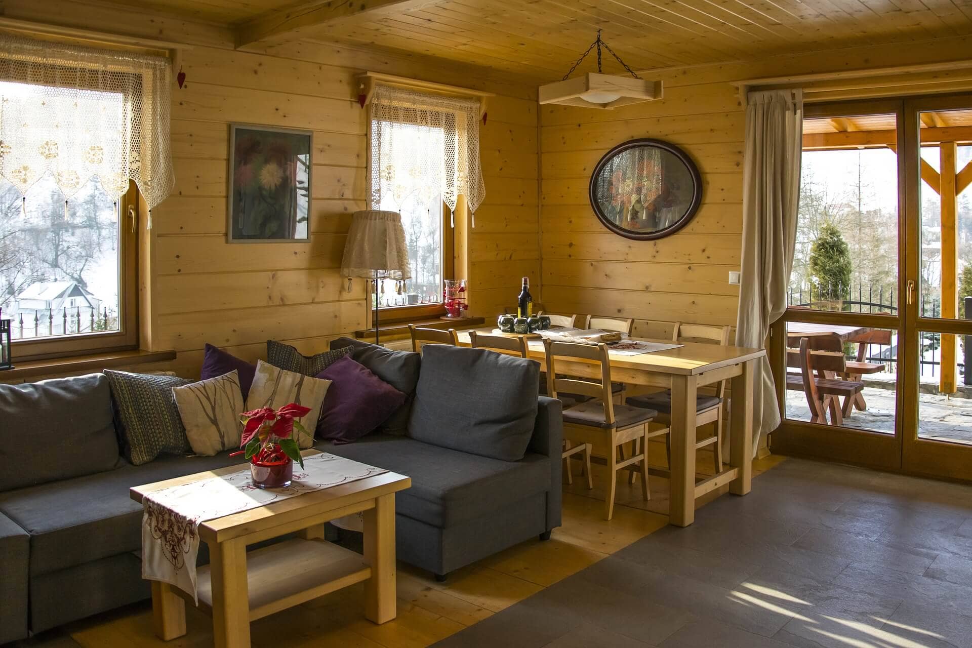 Chalet en hiver